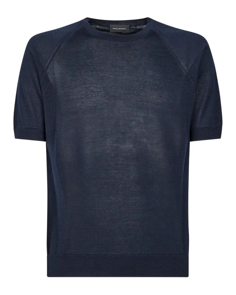 Tagliatore Kurzärmeliges Poloshirt - Blau Blau