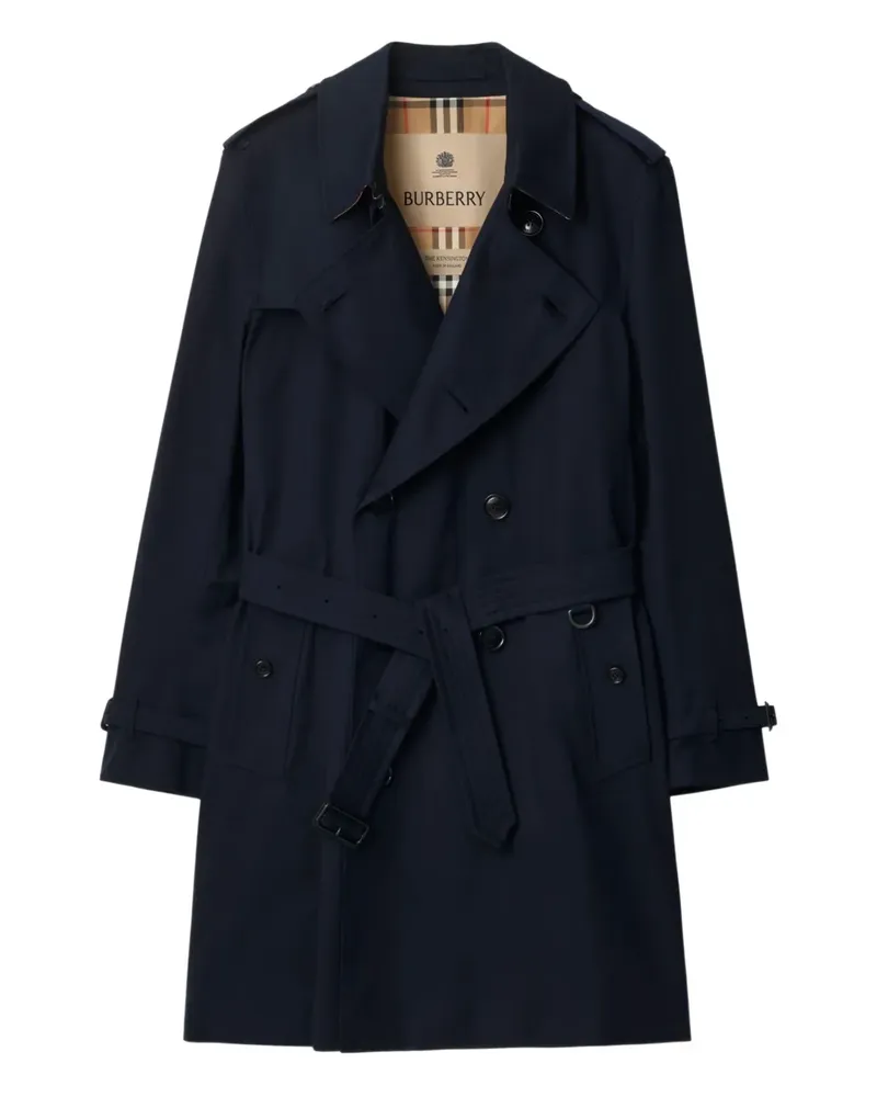 Burberry Trenchcoat mit Gürtel - Blau Blau