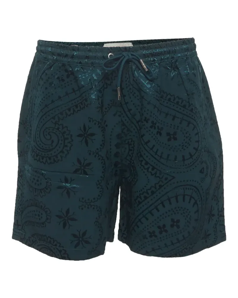 KITH paisley jacquard shorts - Grün Grün