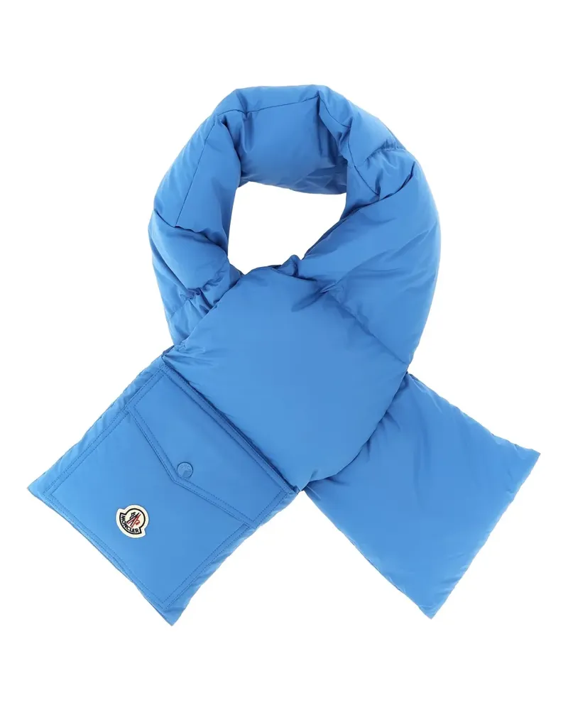 Moncler Gefütterter Schal - Blau Blau
