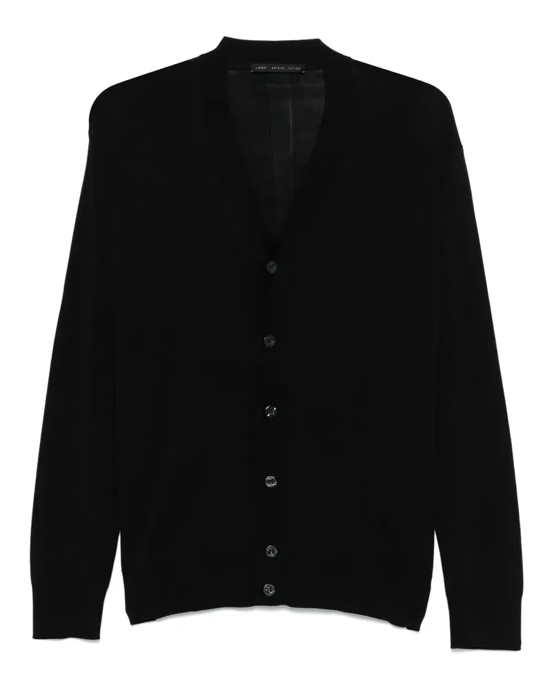 Low Brand Cardigan mit V-Ausschnitt - Schwarz Schwarz