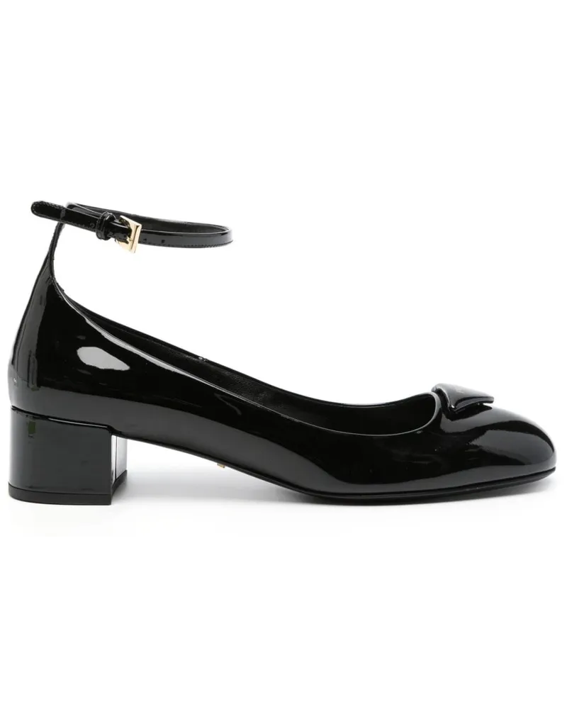 Prada Pumps aus Lackleder 35mm Schwarz