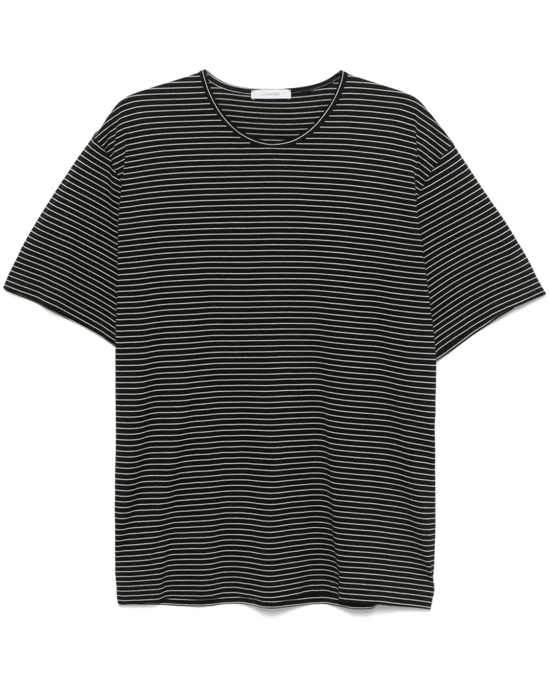 Christophe Lemaire Klassisches T-Shirt - Schwarz Schwarz