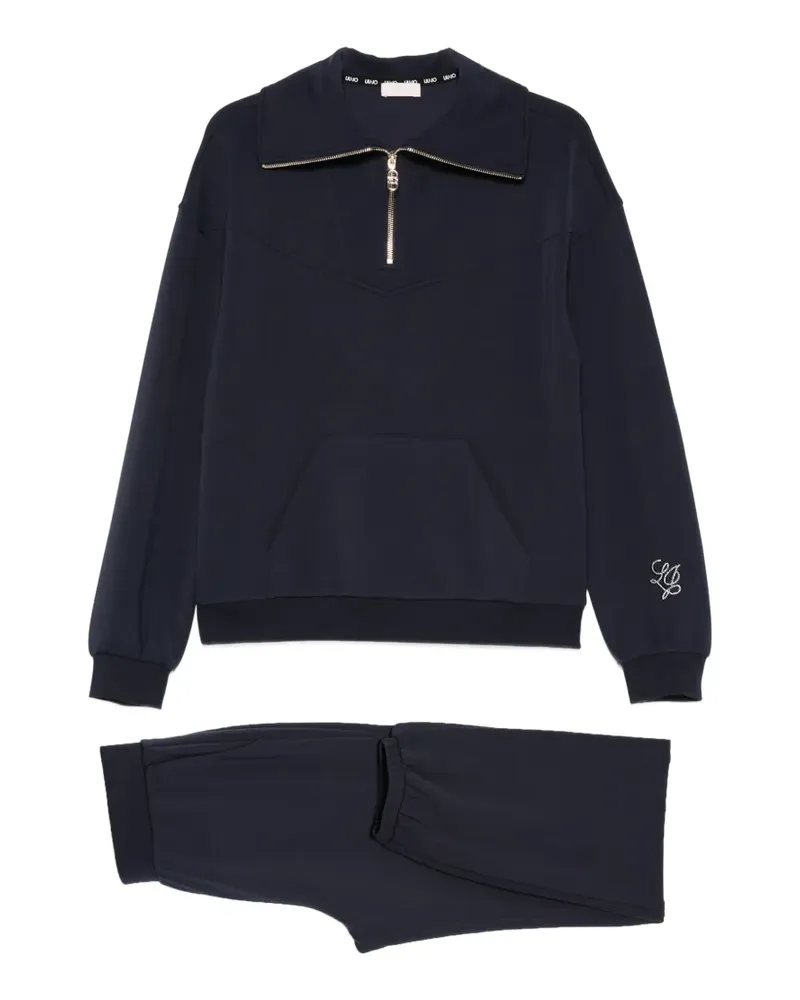 Liu Jo half-zip tracksuit - Blau Blau