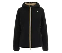 Gesteppte Lily Kapuzenjacke - Schwarz