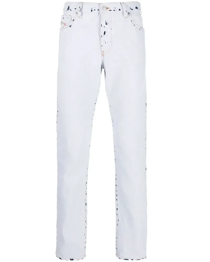 Diesel Klassische Straight-Leg-Jeans - Blau Blau