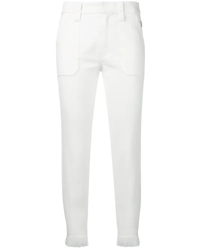 Chloé Jeans mit Fransen - Weiß Weiß