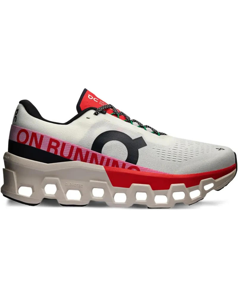 ON Cloudmonster 2 "Ivory/Silver" Sneakers - Grau Grau