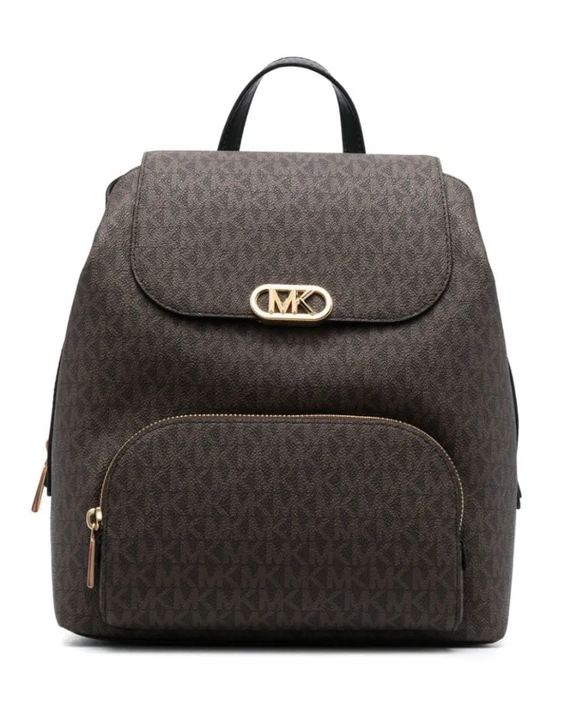 Michael Kors Rucksack mit Monogramm-Print Braun