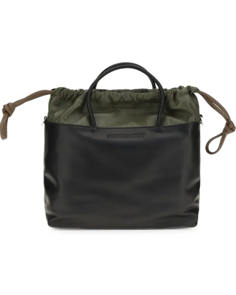 Pierre Hardy Twin drawstring tote bag - Schwarz Schwarz
