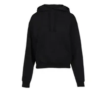 Hoodie mit Kordelzug - Schwarz