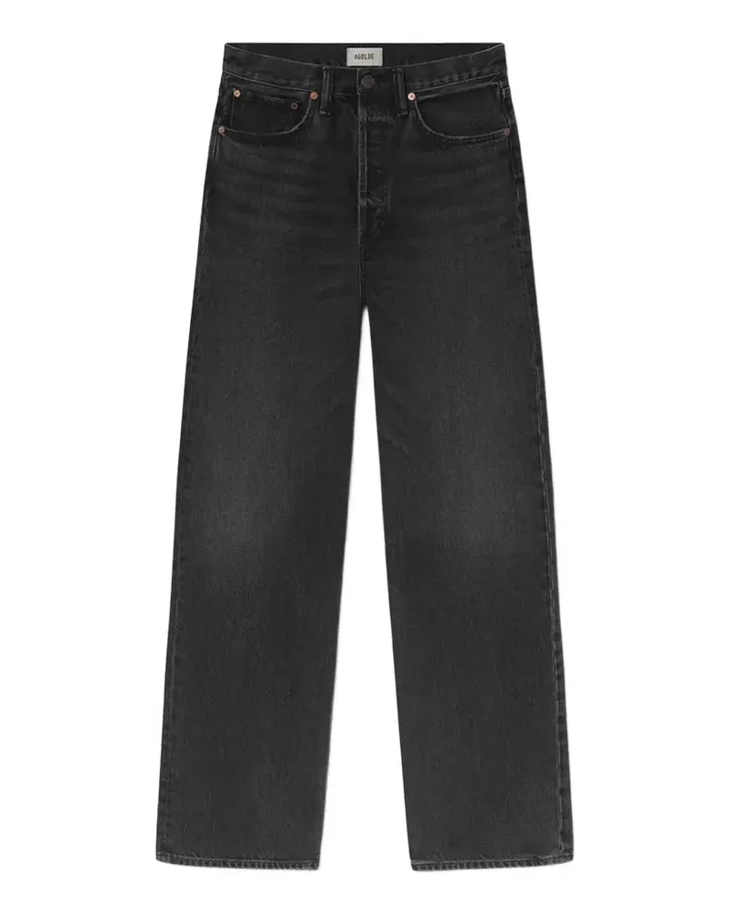 AGOLDE Jeans mit hohem Bund - Schwarz Schwarz