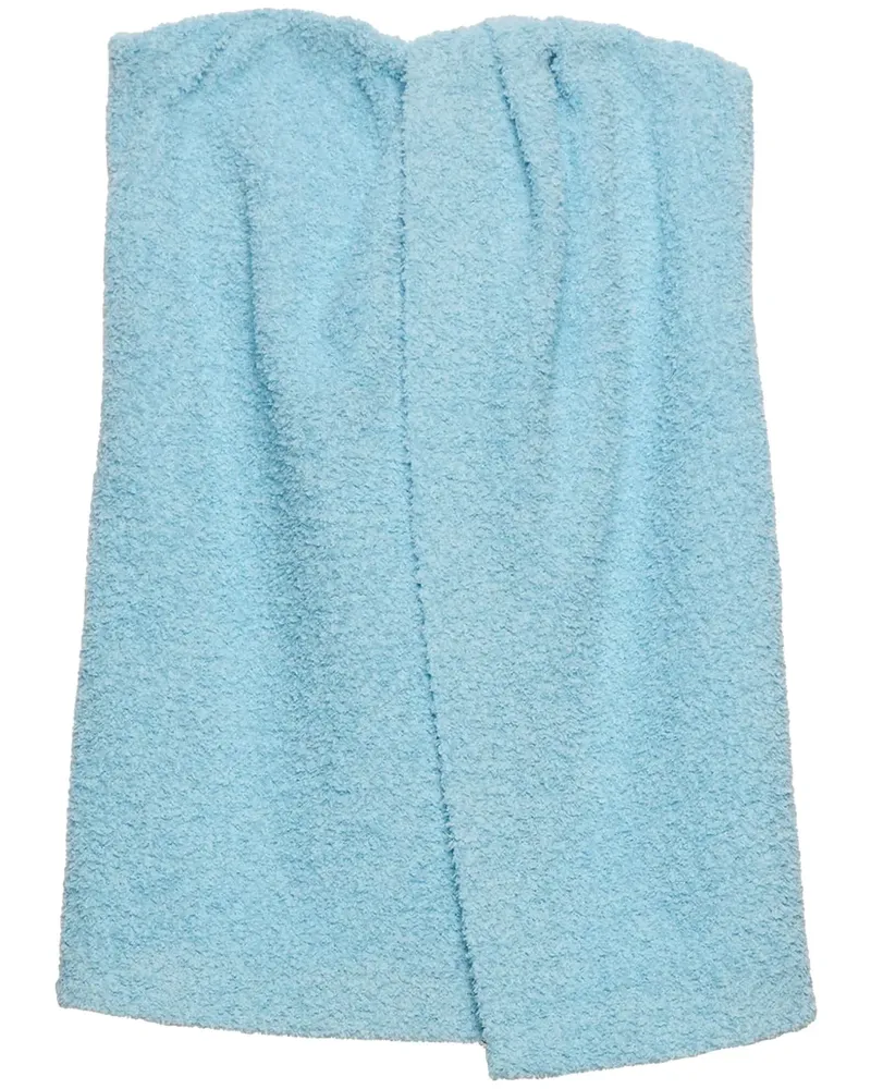 MSGM Schulterfreies Kleid - Blau Blau