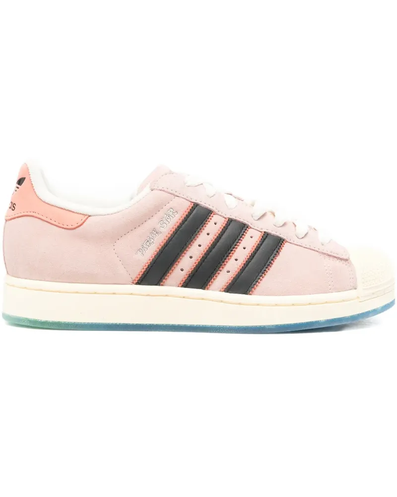 adidas Superstar Sneakers mit Streifen - Rosa Rosa