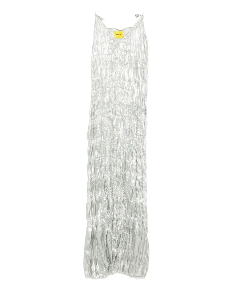 Marques ' Almeida Camisole-Kleid mit Knittereffekt - Silber Silber