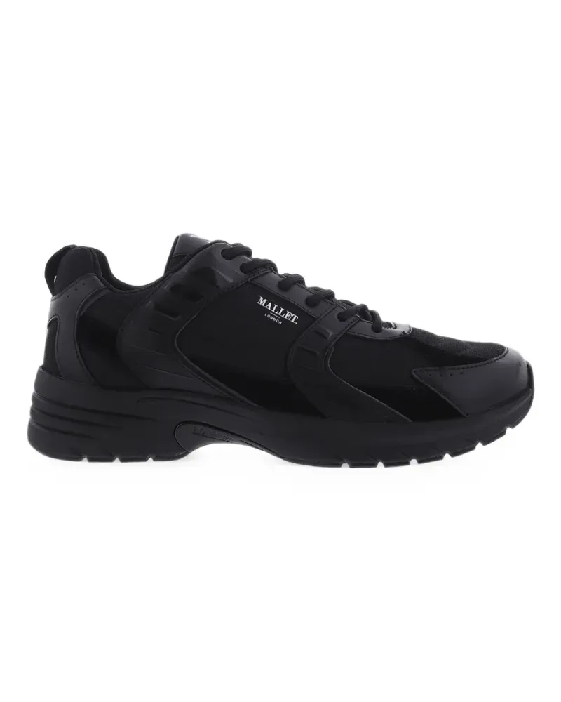 Mallet Holloway Low-Top-Sneakers mit Einsätzen - Schwarz Schwarz