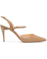 Jennifer Chamandi Vittorio Slingback-Pumps 85mm Nude