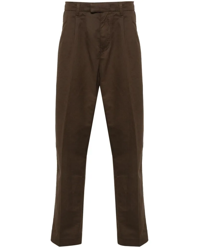 NN 07 Fritz 1912 Hose mit Tapered-Bein Braun