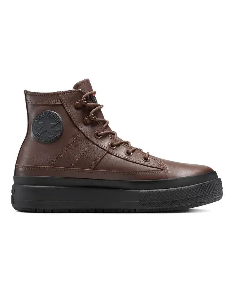 Converse high-top lace-up sneakers - Braun Braun