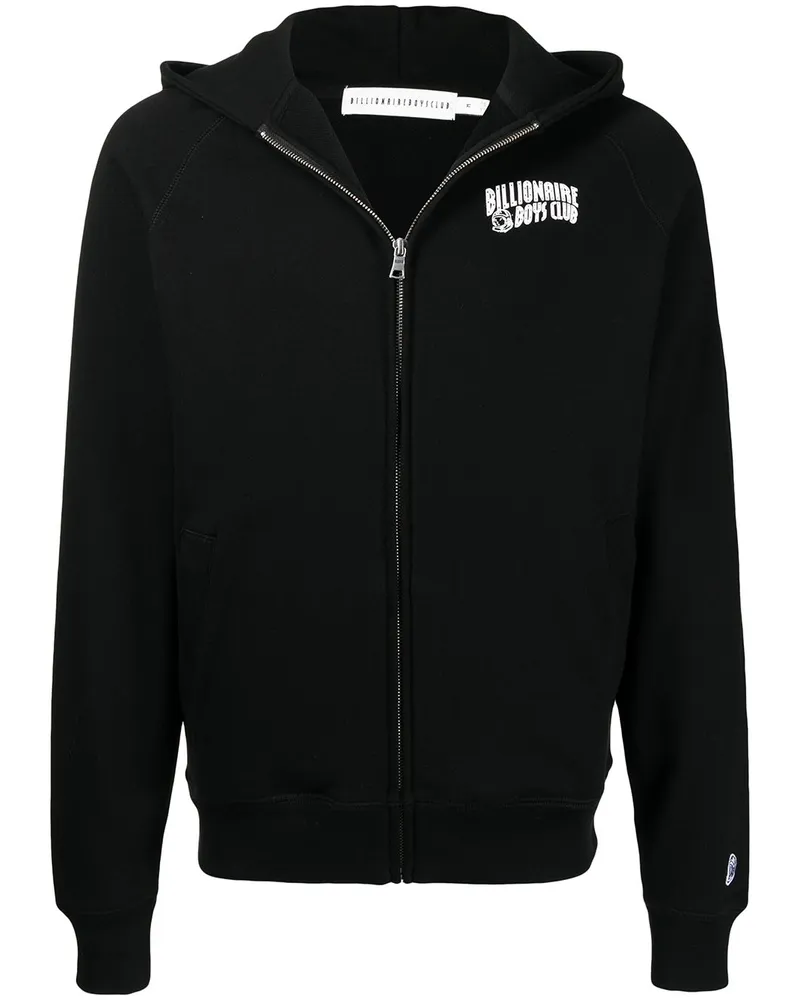 Billionaire Boys Club Kapuzenjacke mit Logo-Print - Schwarz Schwarz