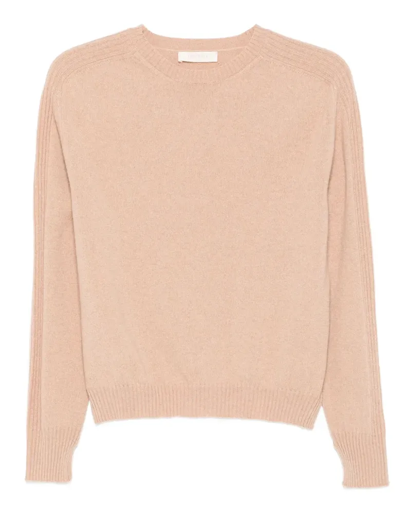 Twin-Set Pullover mit gerippten Bündchen - Nude Nude