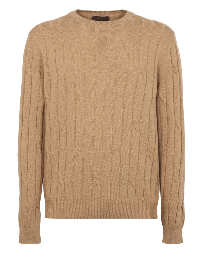 Slowear Pullover mit Zopfmuster - Braun Braun