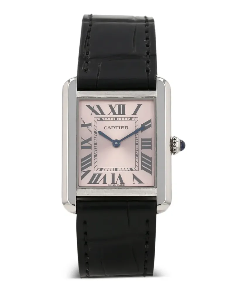 Cartier 2010s Tank Solo Armbanduhr 31 mm - Rosa Rosa