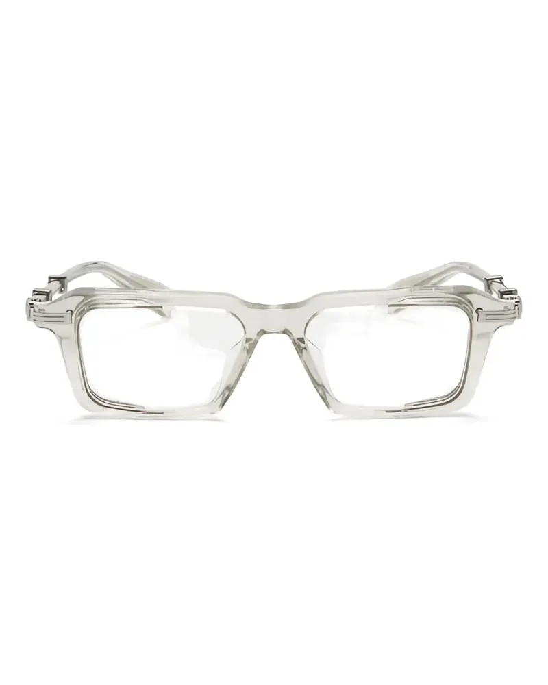 Balmain Brille mit eckigem Gestell - Grau Grau