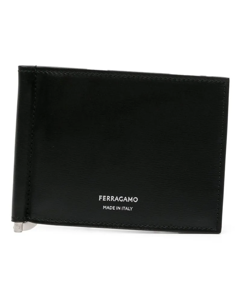 Ferragamo Classic Portemonnaie mit Klappe - Schwarz Schwarz