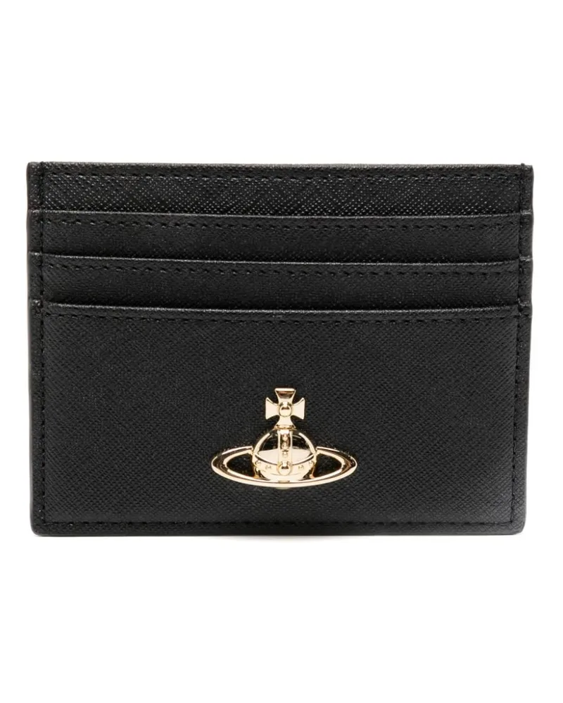 Vivienne Westwood Flaches Kartenetui - Schwarz Schwarz