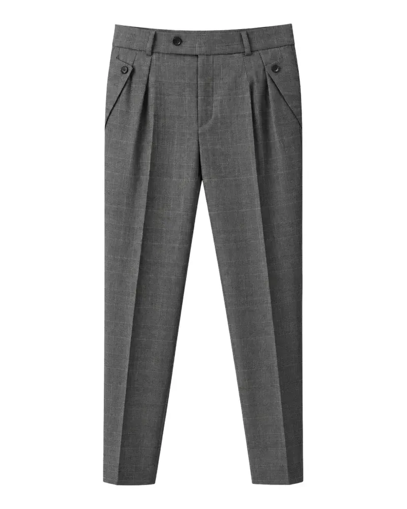 John Richmond Hose mit Prince of Wales-Karo - Grau Grau