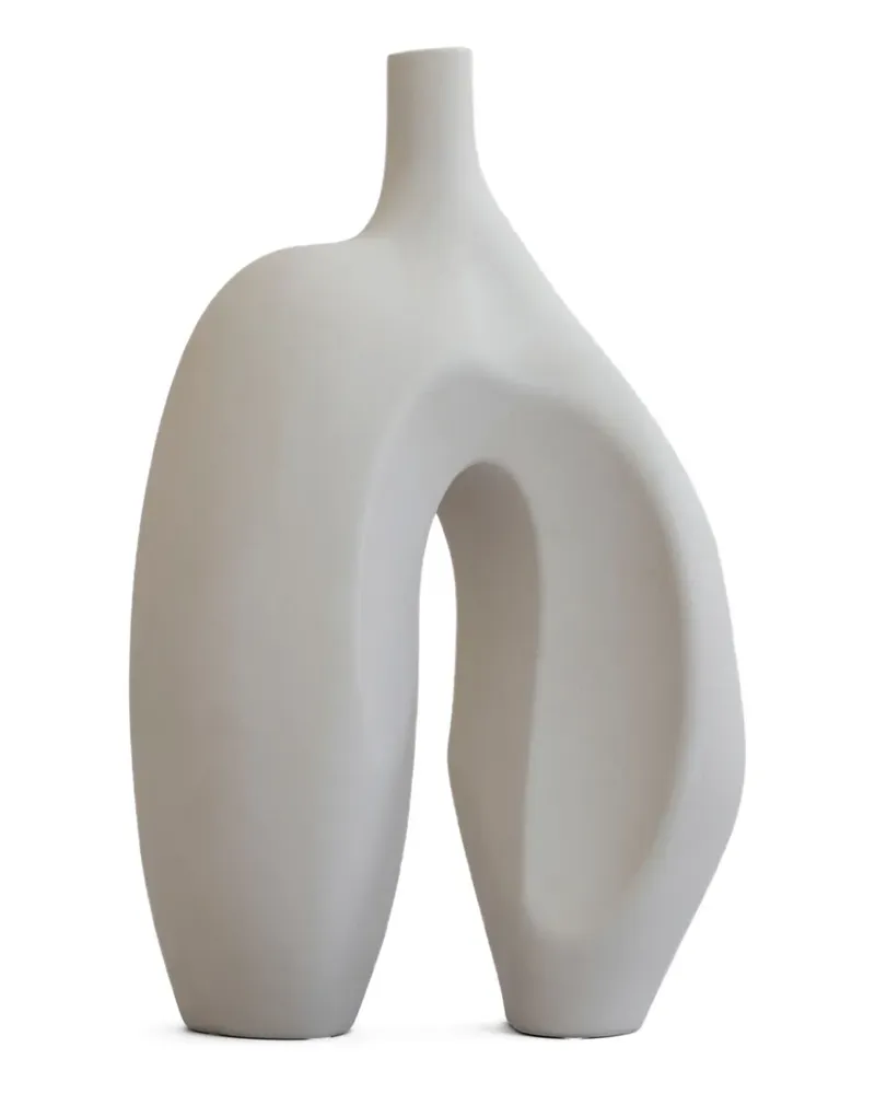 101 Copenhagen Mittelgroße Ni Vase mit abstrakter Form (43cm x 21cm) - Nude Nude
