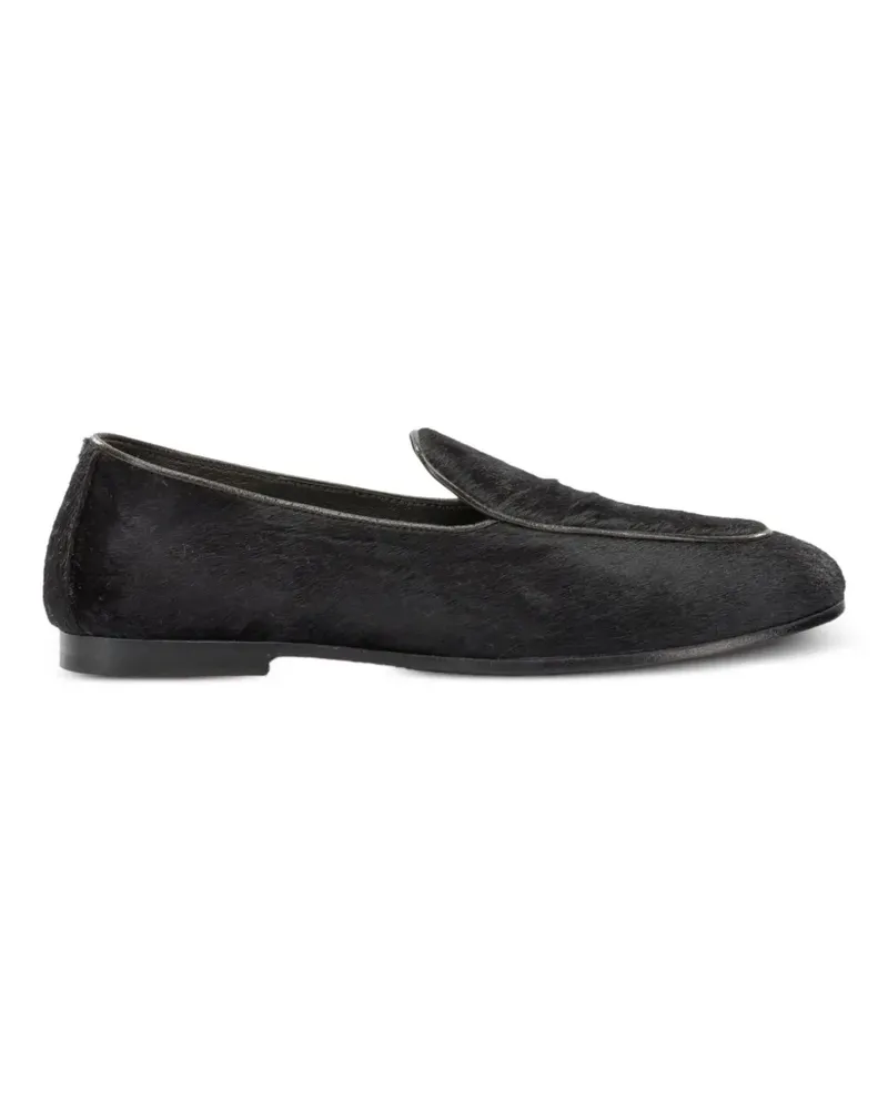 Henderson Loafer mit Ponyhaar - Braun Braun