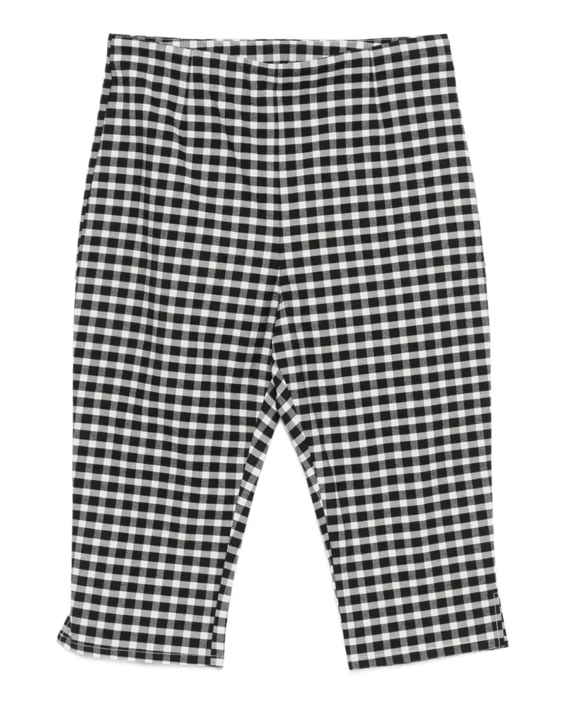 Posse Chiara gingham shorts - Schwarz Schwarz