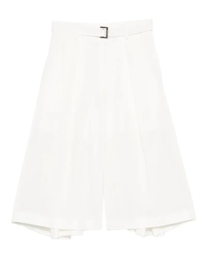 Sacai Shorts mit Gürtel - Nude Nude