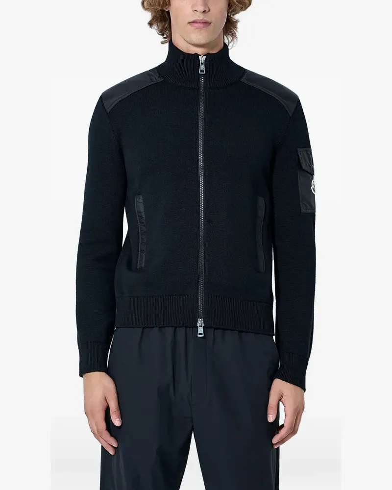 Moncler Pullover mit Stehkragen - Schwarz Schwarz