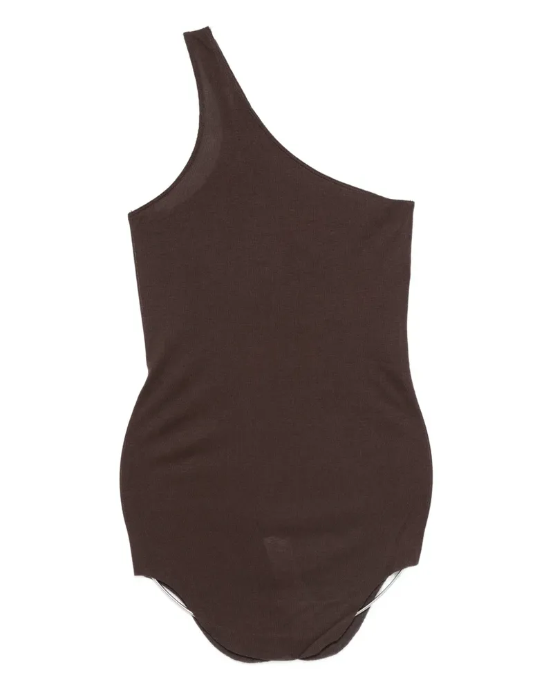 Rick Owens Lilies one-shoulder bodysuit - Braun Braun