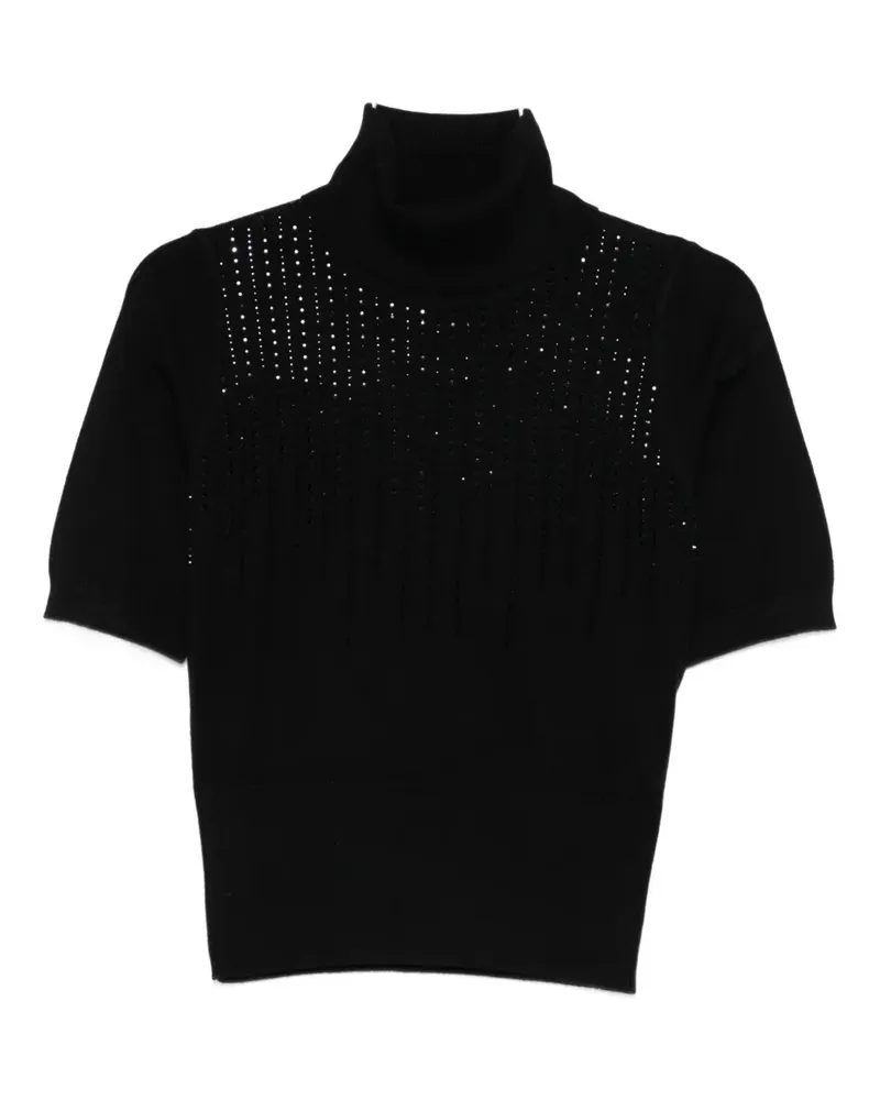 Seventy rhinestone-embellished T-shirt - Schwarz Schwarz