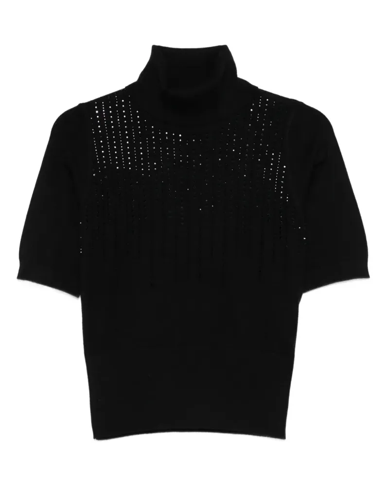 Seventy T-Shirt mit Strass - Schwarz Schwarz