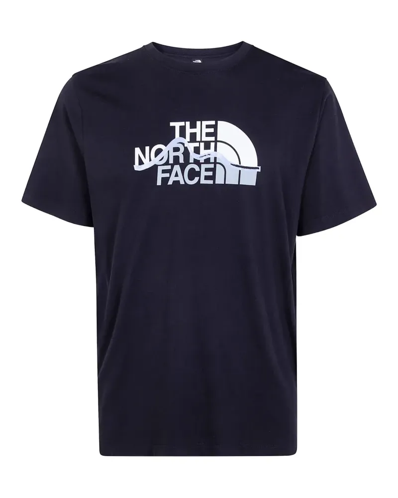 The North Face logo-print T-shirt - Blau Blau