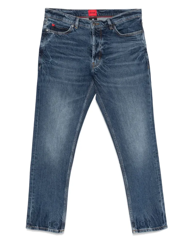 HUGO BOSS Jeans mit geradem Bein - Blau Blau
