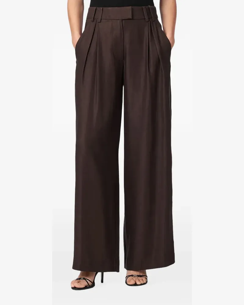 AllSaints Plissierte Hose - Braun Braun