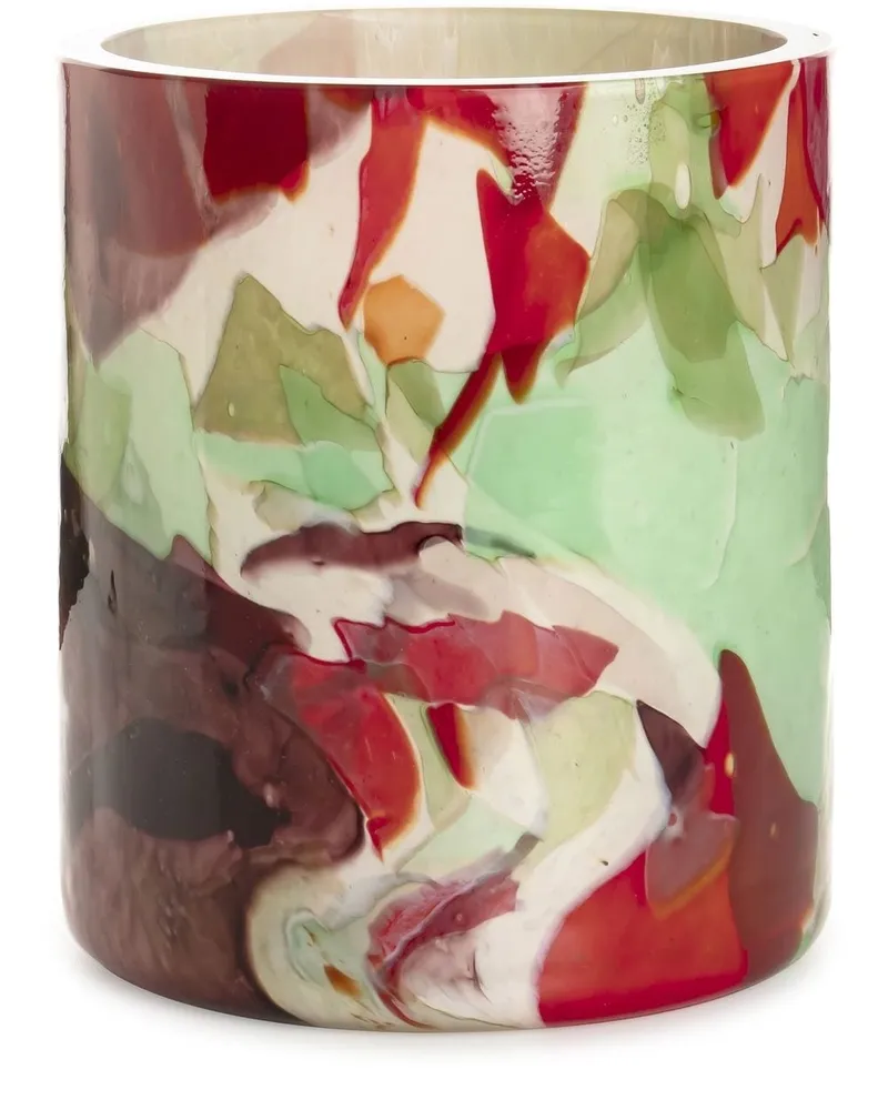 Stories of Italy Mittelgroße Nougat Spring Vase Grün