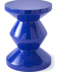 POLSPOTTEN Zig Zag Hocker Blau