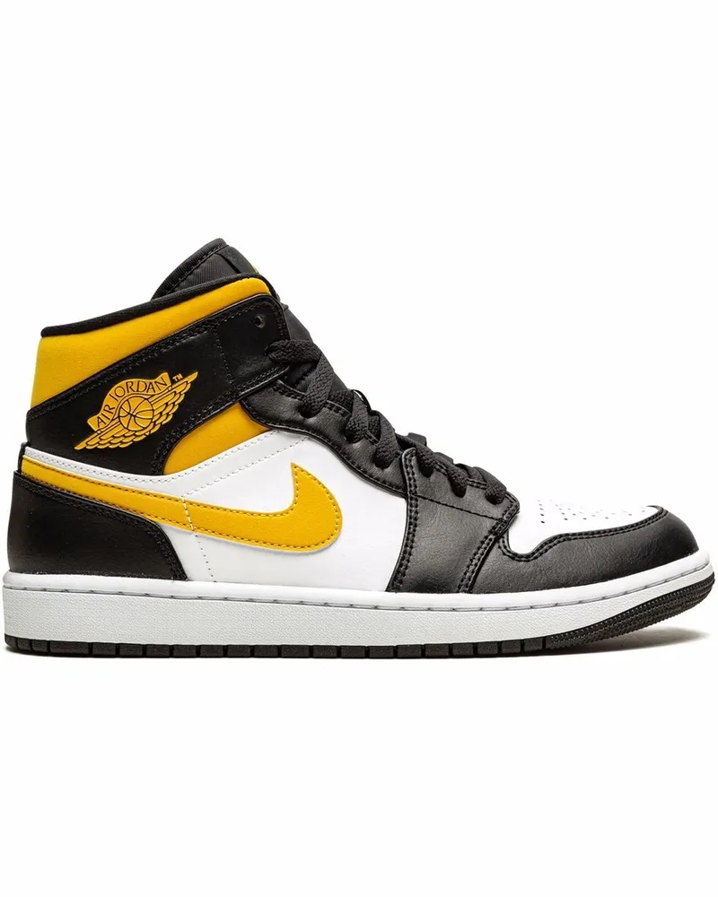 Jordan Air  1 Mid Sneakers - Schwarz Schwarz