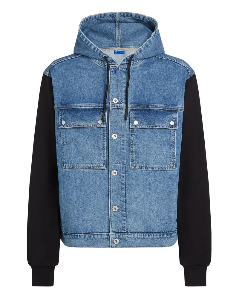 Karl Lagerfeld Jeansjacke mit Kapuze - Blau Blau