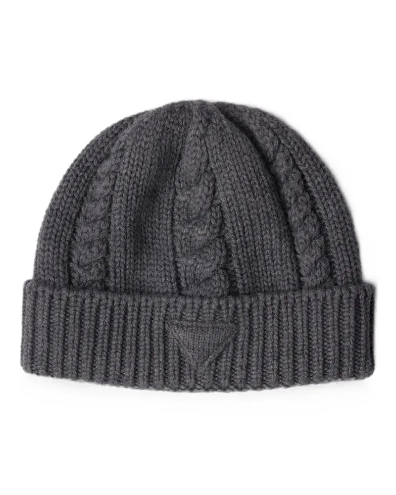 Prada wool beanie - Grau Grau