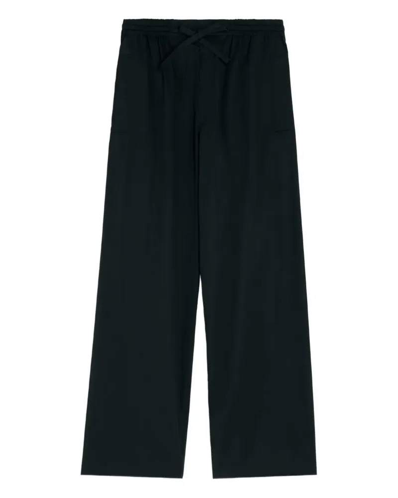 Christophe Lemaire Gerade Hose mit Stretchbund - Schwarz Schwarz