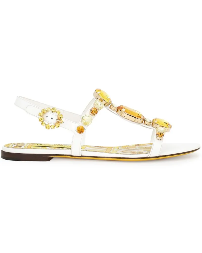 Dolce & Gabbana Bianca Sandalen - Weiß Weiß