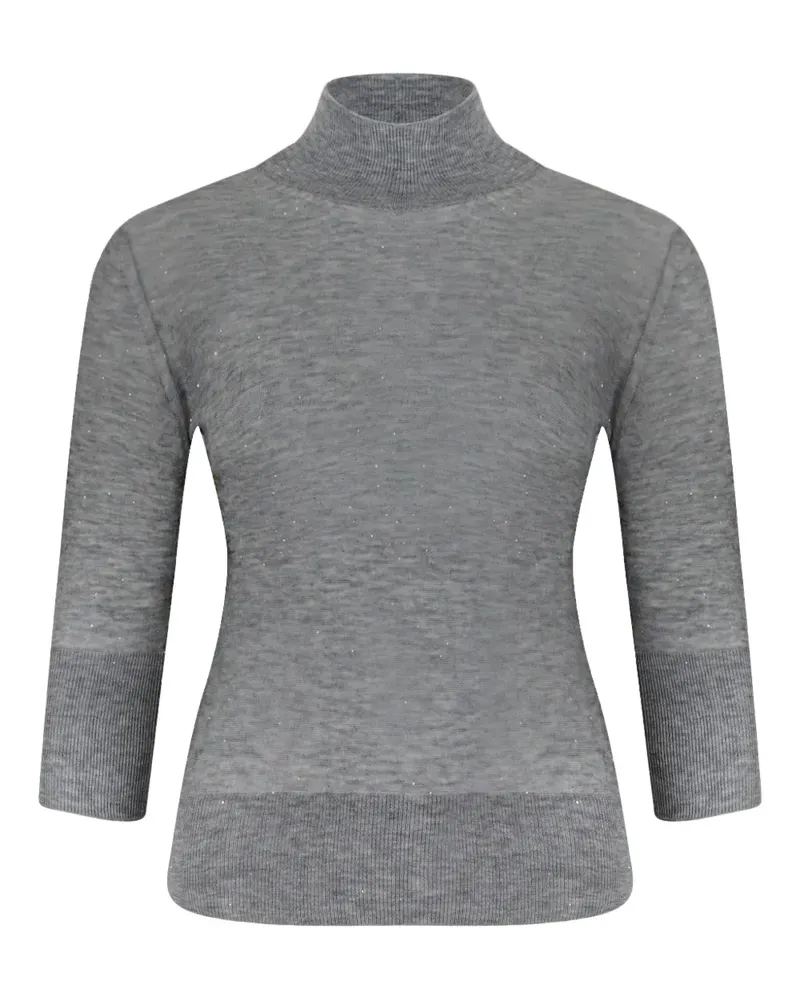 Genny high-neck sweater - Grau Grau